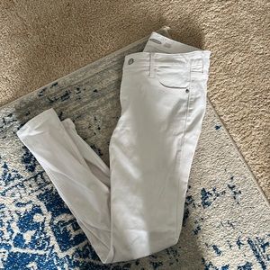 Old Navy Rockstar Super Skinny White Jeans